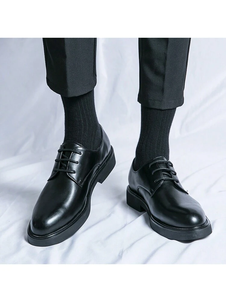 chinese dress ladies Steve Madden Men's Leland Lace-Up Dress Shoes - Black - Size 10.5