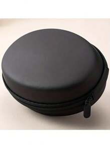 1個輕盈、柔軟的eva耳機收納盒-非常適合攜帶、通用的無線耳機！適用於商務、旅行、學校、大學、辦公室使用的藍牙耳機、無線耳機、耳機和耳塞 - 黑色 - 查看 2