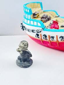 1pc Crystal Carved Sculpture Quartz Stone Dragon Figurine Decoration, Balance Gift For Healing Emotional And Spiritual Matters, Yoga & Chakra Home Office Decor, Random Style - Multicolor - View 1