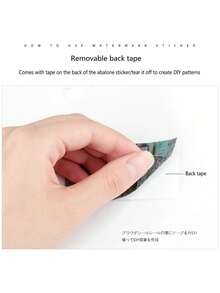 Abalone Shell Stickers, Shell Stickers With Back Adhesive, Diy Jewelry Accessories, Phone Case Stickers, Japanese-Style Nail Art Stickers, Lamp Accessories & Painting Materials - 07 - View 5