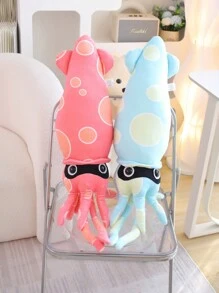 Bobbybear 1只創意有趣章魚毛絨玩具,可愛章魚形狀枕頭娃娃,適用於家居裝飾、水族箱、生日禮物 - 藍色 - 查看 9