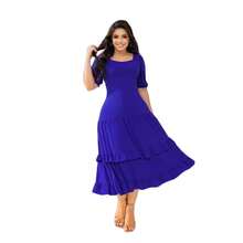 Women Dresses - 寶藍色 - 查看 1