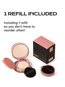 MISTINE 1入組26g帶自然光澤感的氣墊粉底，保濕滋養適合乾性皮膚中等遮瑕 - LF110 - 查看 9