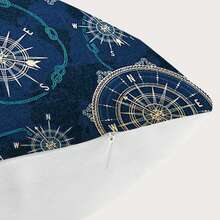 1 件涤纶枕套，北欧简约沙发靠垫套，客厅装饰，卧室装饰，单面印花抱枕套 - 彩色 - 查看 3