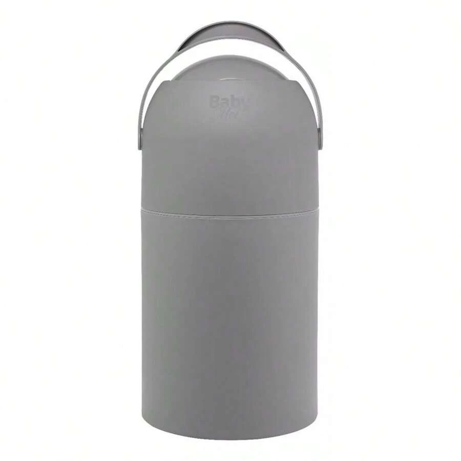Baby Mel Bathroom Trash Bin - 灰色 - 查看 1