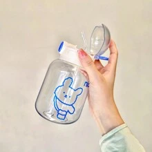 1只600毫升藍色卡通圖案杯子 - 藍色 - 查看 5