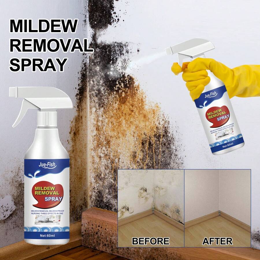 Mildew Remover, Clean Bathroom Tiles, Walls And Ceilings, Mildew Spots