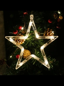 Lámpara Con Pilas Con Ventosa Pentagram De 4,5 V - Amarillo - Ver 3