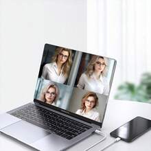 USB Type-C To Type-C Cable, Double-Headed Type-C PD Fast Charge Line, Wireless Charging Line, Compatible With Iphone15, Mobile Phones, Dual-Port Tpye-C Public-To-Public Compatible With Macbook - White - View 6