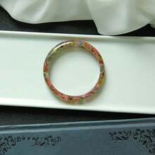 1條簡約的藍色水晶手鏈,採用樹脂壓制工藝,適合女性日常佩戴 - 53-54.9內徑 - 查看 1