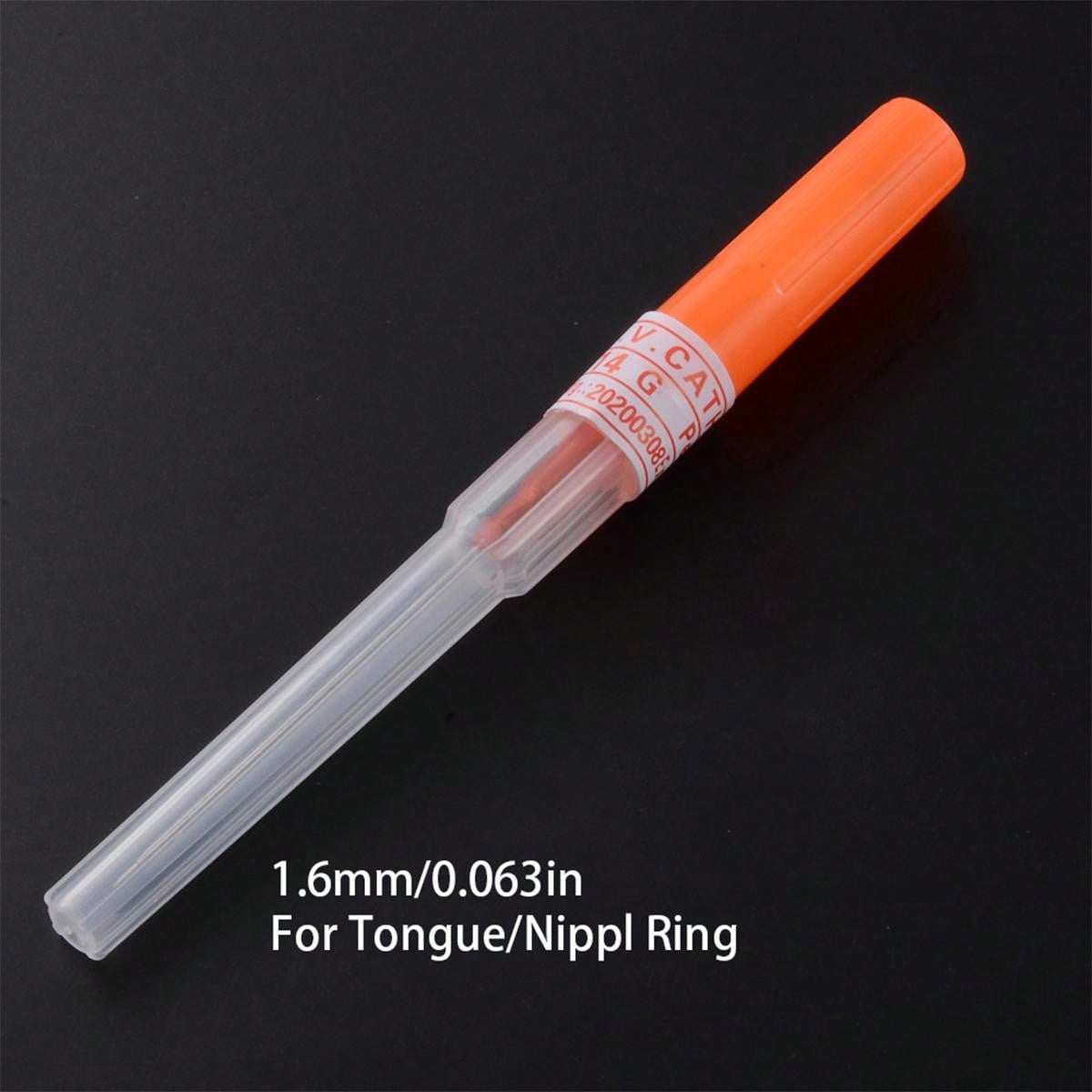 1PC Sterile Piercing Needle Disposable I.V. Catheter Cannula Ear Nose