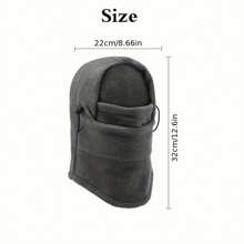 Easypie Selection 時尚保暖帽子,透氣防水保溫絨布運動偏光眼鏡,頭套頸套徒步旅行口罩圍巾 - 藍色 - 查看 2