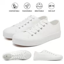 Zapatos casuales de mujer Lazada Guay Glamour Deportivo Vacación Miedoso De moda - mono blanco - Ver 3