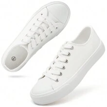 Zapatos casuales de mujer Lazada Guay Glamour Deportivo Vacación Miedoso De moda - mono blanco - Ver 1