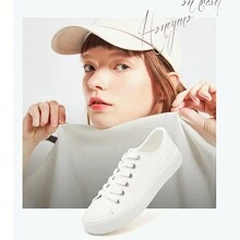 Zapatos casuales de mujer Lazada Guay Glamour Deportivo Vacación Miedoso De moda - mono blanco - Ver 2
