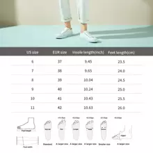 Zapatos casuales de mujer Lazada Guay Glamour Deportivo Vacación Miedoso De moda - mono blanco - Ver 6