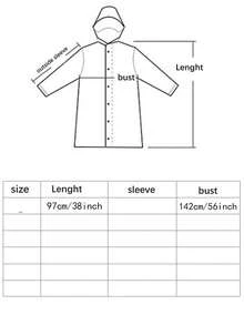 成人加厚防爆斗篷雨衣戶外健行長雨衣單人電動車雨衣雨披 - 彩色 - 查看 2