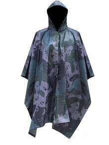 成人加厚防爆斗篷雨衣戶外健行長雨衣單人電動車雨衣雨披 - 彩色 - 查看 1