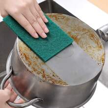 1pc/5pcs/Set/10pcs/Set Kitchen Cleaning Sponge - Green - View 4