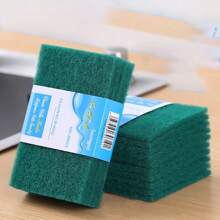 1pc/5pcs/Set/10pcs/Set Kitchen Cleaning Sponge - Green - View 1
