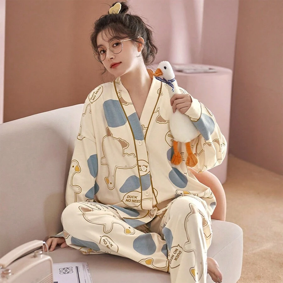 Women Pajama Sets - Multicolor - View 1