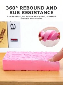 浴巾、沐浴海綿、身體擦洗器、強力磨灰擦、無痛家庭沐浴海棉,男女適用,去角質,沐浴用品,淋浴,客廳家居臥室浴室裝飾,旅行用品,婚禮,派對,生日,送男友、媽媽、爸爸、朋友的禮物,新年禮物,配件,有趣的禮物 - 紅色 - 查看 5