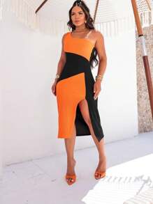 Women Dresses - trái cam - Xem 3