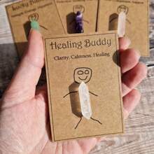 1 件可愛的水晶禮物。幸運水晶。水晶代表幸運/治癒/平靜。友誼水晶。想著你。水晶禮物祝你好運。 - 白色 - 查看 1