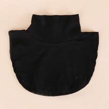 1pc Solid Color Fleece Detachable Collar - Multicolor - View 4