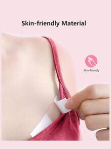 36 件裝隱形雙面膠帶,切割工具,適用於衣服和身體、圍巾、美容、所有布料和皮膚類型,透明連身裙胸部保護貼紙,防止暴露 - 無色 - 查看 8