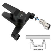 Mezclador de bañera con ducha de mano, juego mezclador de bañera clásico con 5 funciones para bañera y baño