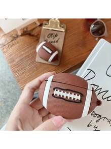 Túi đựng tai nghe American Football Element, Tai nghe silicon hình bóng đá 3D vui nhộn Vỏ mềm, Thành phần, Mặt dây chuyền túi, Mặt dây móc khóa, Tương thích với Airpod Pro, Airpod1/2/3, Vỏ bảo vệ tai nghe Quà tặng sáng tạo, Quà tặng ngày lễ Tai nghe không dây Tai nghe Bluetooth Tai nghe nhét tai cho Kinh doanh, Du lịch, Trường học, Cao đẳng, Văn phòng - Nhiều màu - Xem 9