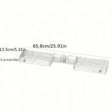 1 件豪華可旋轉浴室收納件,懸掛式壁掛式,無需鑽孔,適用於化妝品和盥洗用品,帶瀝水架 - 灰色 - 查看 2