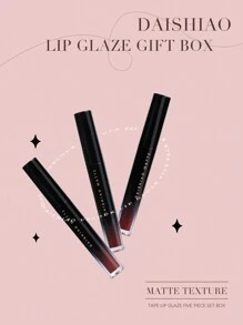 慕斯柔軟唇泥,保濕,不乾燥,溫和,抗衰老,跨境,歐美不褪色唇膏,啞光唇膏,持久,不沾杯,唇彩 - 05Dark Red - 查看 3