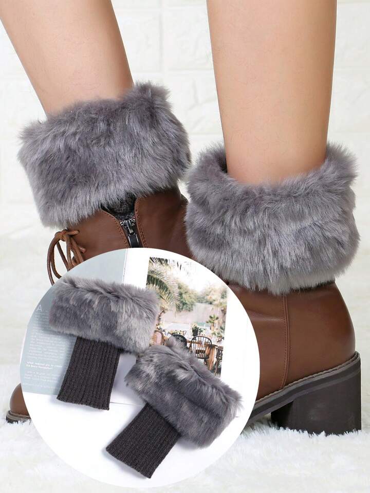 Fur boot cuffs next sale