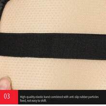 1pc Linen Car Center Console Armrest Pad, Interior Accessories Armrest Storage Box Protection Cushion, Car Armrest Cover - Red - View 3