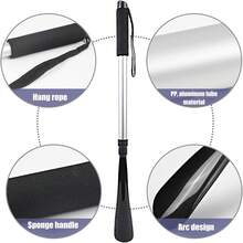 1 Pieza Calzador De Aluminio De Mango Largo Con Cuerda Ajustable, Adecuado Para Personas Mayores - Blanco - Ver 7