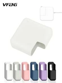 Vfeng 軟性矽膠140w充電器保護套套套套套套2023 Macbook Pro 16 英寸 M2 A2780 2022 2021 A2485 M1 Pro / Max,具有觸控id 140w電源適配器套套,海軍藍色 - 夜光色 - 查看 6