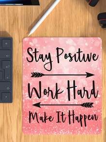 可定製的老鼠墊,厚實的正方形,紋理質感的萊卡布料,可水洗,防滑橡膠底,個性化設計,兼容無線滑鼠 - 彩色 - 查看 6