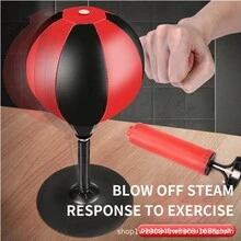 1入組兒童pu桌面拳擊套裝- 速度球,沙袋,拳擊練習工具,減壓玩具 - 兒童桌面拳擊套 - 查看 4