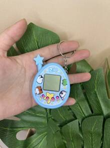 電子手持式虛擬寵物遊戲機玩具 - 藍色[養寵物遊戲機] - 查看 1