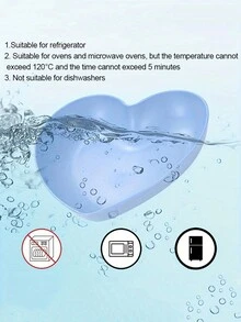 1pc/5pcs Heart Shaped Bone China Dish, Creative Home Use Heart Fruit Plate, Suitable For Valentine's Day, New Year Party Decoration - Beige - View 9