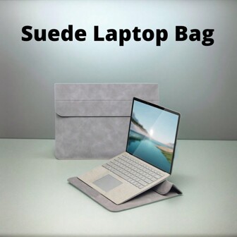 14-Inch Laptop Sleeve Bag Case14-Inch Faux Cashmere PU Waterproof Anti-Friction Compatible With Apple Air Pro Laptop Tablet PC