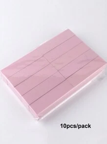 4 面打磨指甲海綿銼粉紅緩衝塊修腳美甲護理美甲拋光工具 - 粉色 - 查看 8