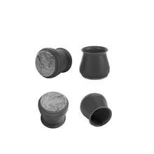 1入組矽膠毡桌腳膠墊，耐磨加固集成毡氈非脫落保護套 - 黑色 - 查看 2