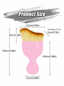 Nội thất ô tô Lông mềm Chải , Trung tâm Bảng điều khiển Dụng cụ vệ sinh , Phủi bụi Đối với Lỗ thông hơi Gap - Hồng - Xem 9