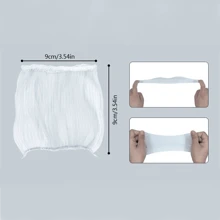 100入組一次性殘餘物濾網袋,適用於廚房水槽、洗碗盆、菜洗盆、排水口、化糞池 - 白色 - 查看 3