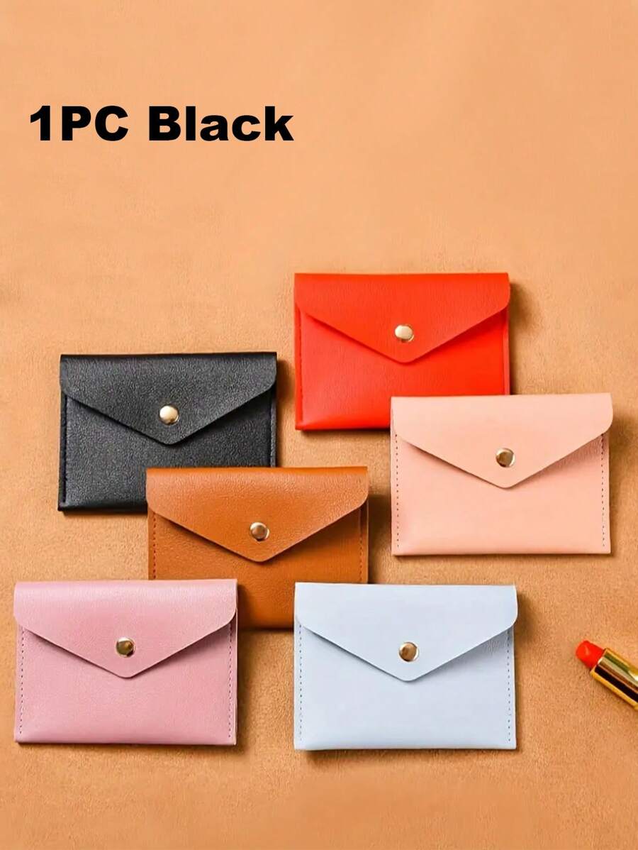 1入男女通用優雅名片夾,超薄銀行卡夾駕照小錢包,簡約多卡位卡夾時尚卡夾,超薄銀行卡夾,駕照小錢包,簡約輕便卡夾 - 黑色 - 查看 1