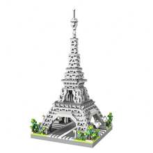 1765pcs Eiffel Tower Architecture Building Blocks For Boys And Girls, Miniature Ornament For Birthday And Christmas Gift - Tower 1765PCS - View 2