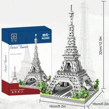 1765pcs Eiffel Tower Architecture Building Blocks For Boys And Girls, Miniature Ornament For Birthday And Christmas Gift - Tower 1765PCS - View 3